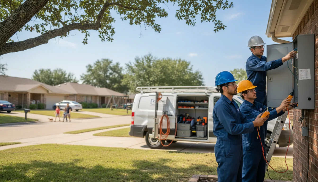 Certified electrician providing emergency electrical services in Bogart, GA